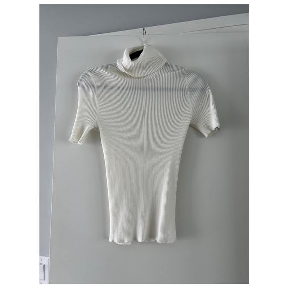 Alexander Wang Cotton Turtleneck T-shirt - Picture 1 of 3